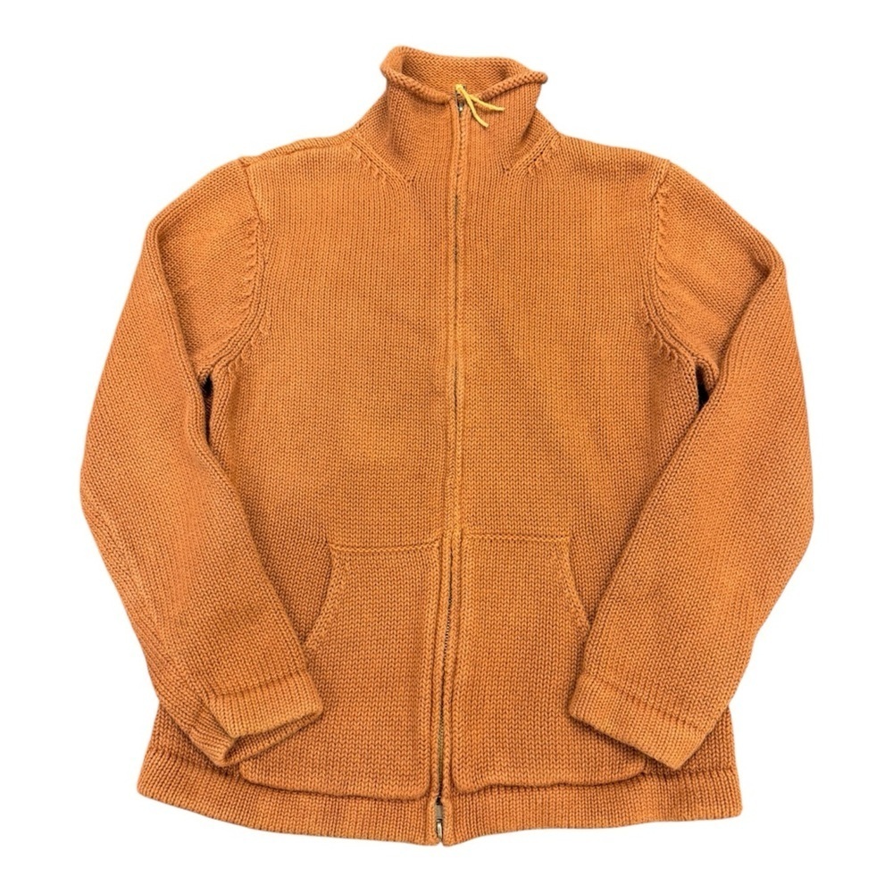 Chico’s Heavy Knit Full Zip Sweater Size 1